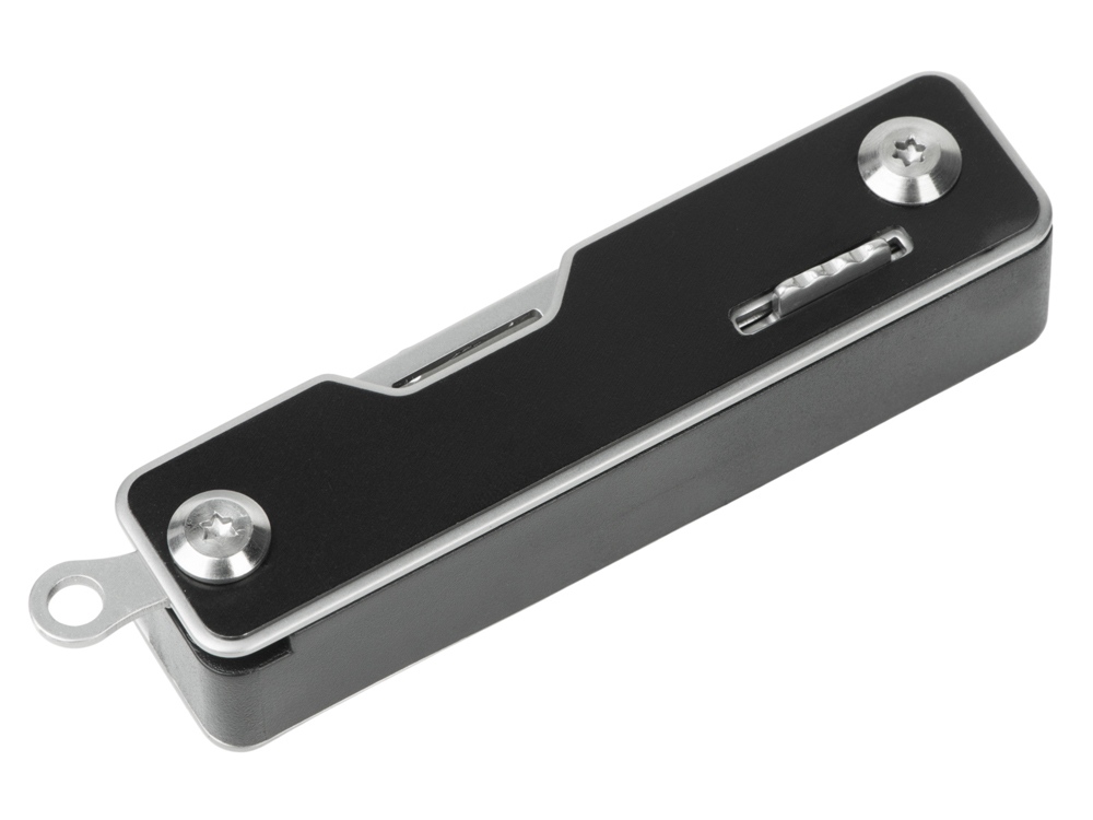 Мультитул-складной Canto 10-в-1 с защитным фиксатором, серебристый/черный-1