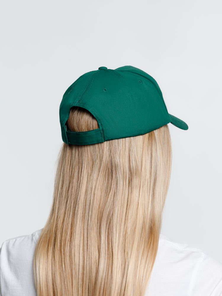 Бейсболка Promo, темно-зеленая-3