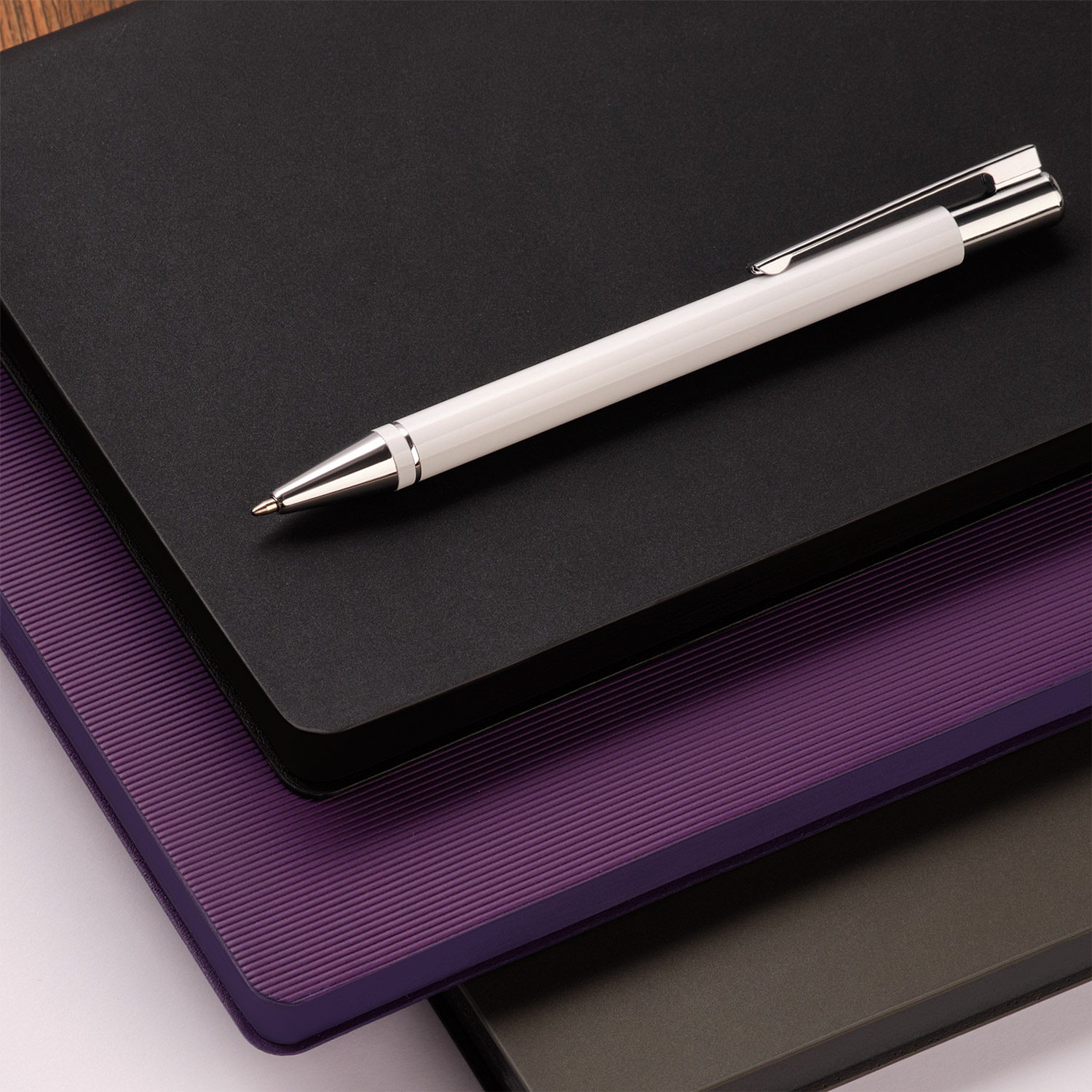 Шариковая ручка Regatta, белая-5