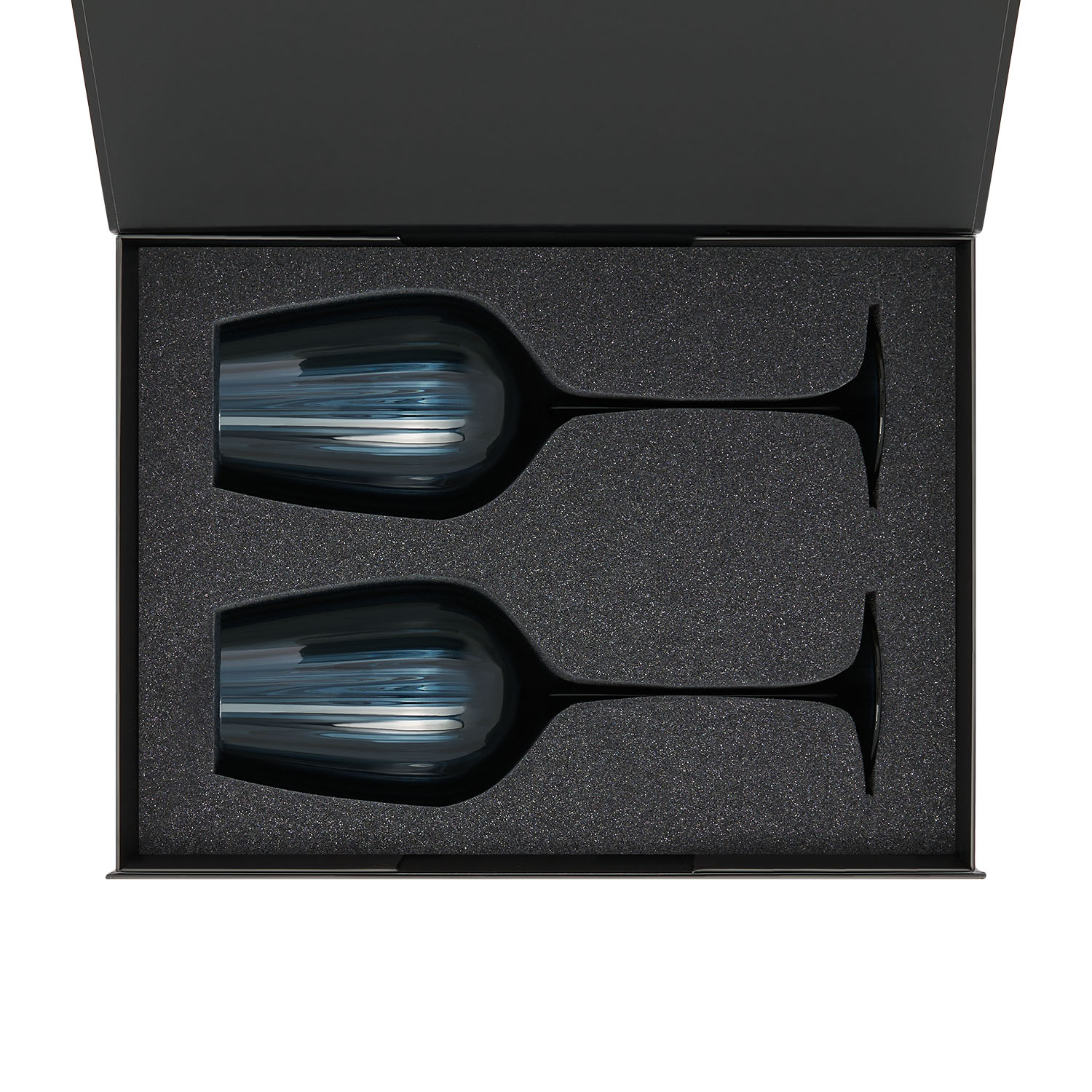 Подарочный набор 2 бокала для вина Toscana в черной коробке-1