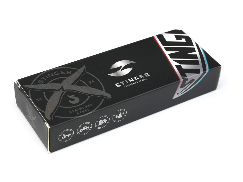 Мультитул Stinger, 108x35 мм, 10 функций, нержавеющая сталь, красный, в комплекте нейлоновый чехол-4