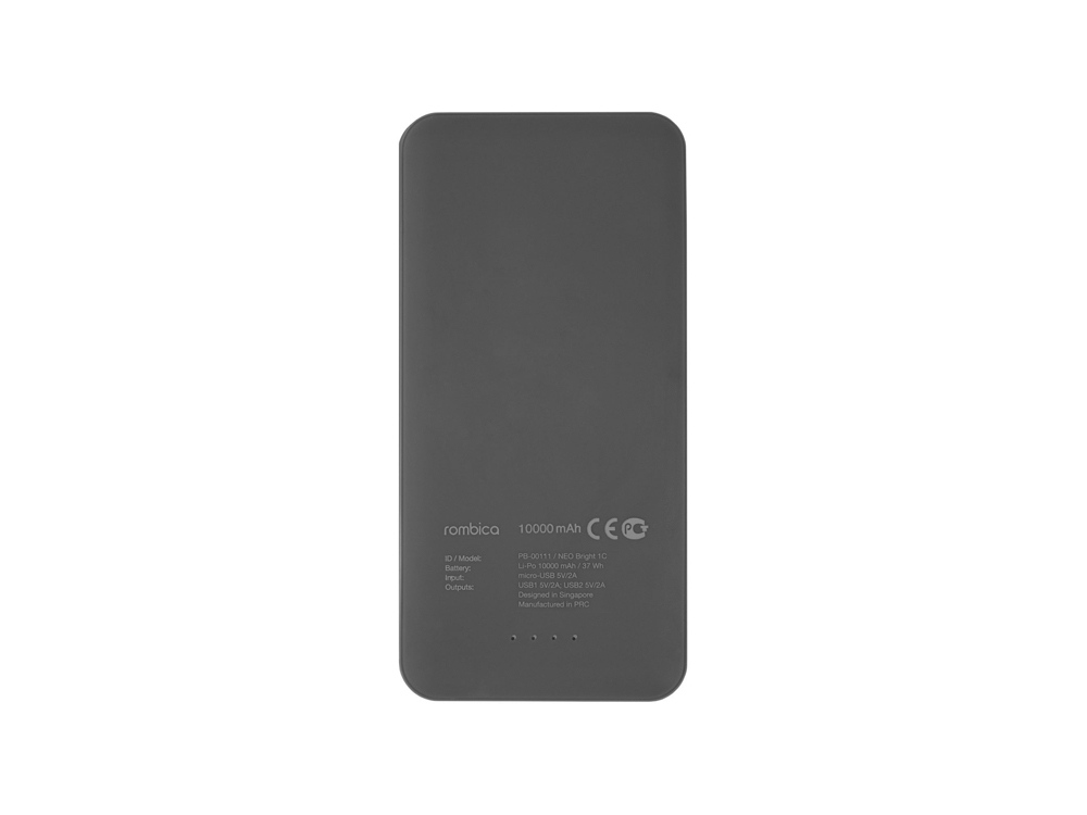 Внешний аккумулятор Rombica NEO Bright 3C, серый-3