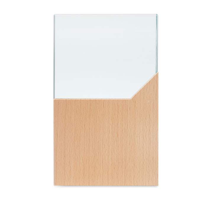 Награда хрустальная, древесный-4