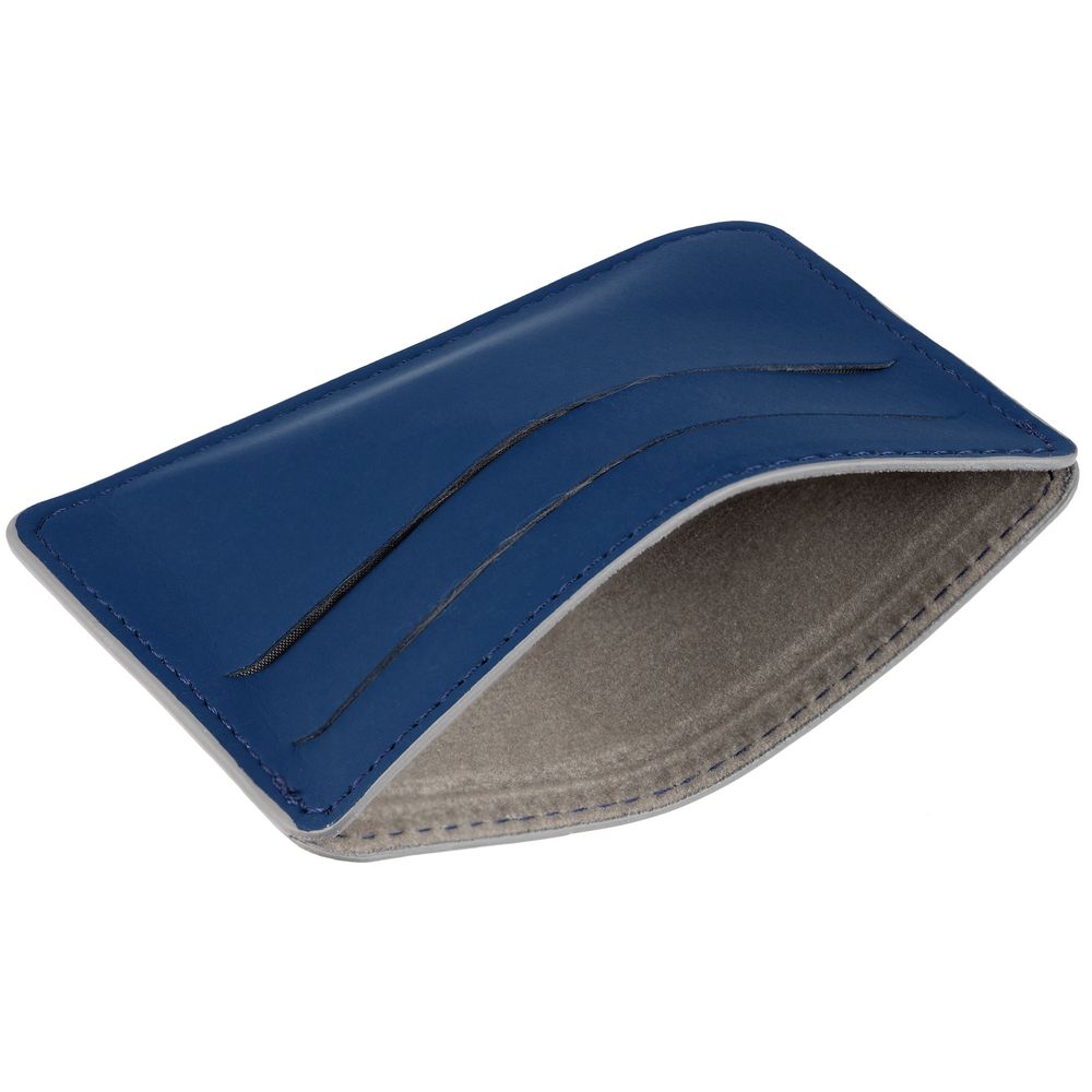 Чехол для карточек Shall Simple, синий-0