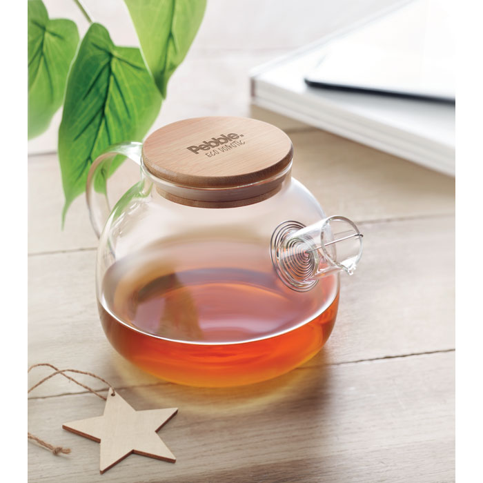 Чайник заварочный 850ml, прозрачный-9