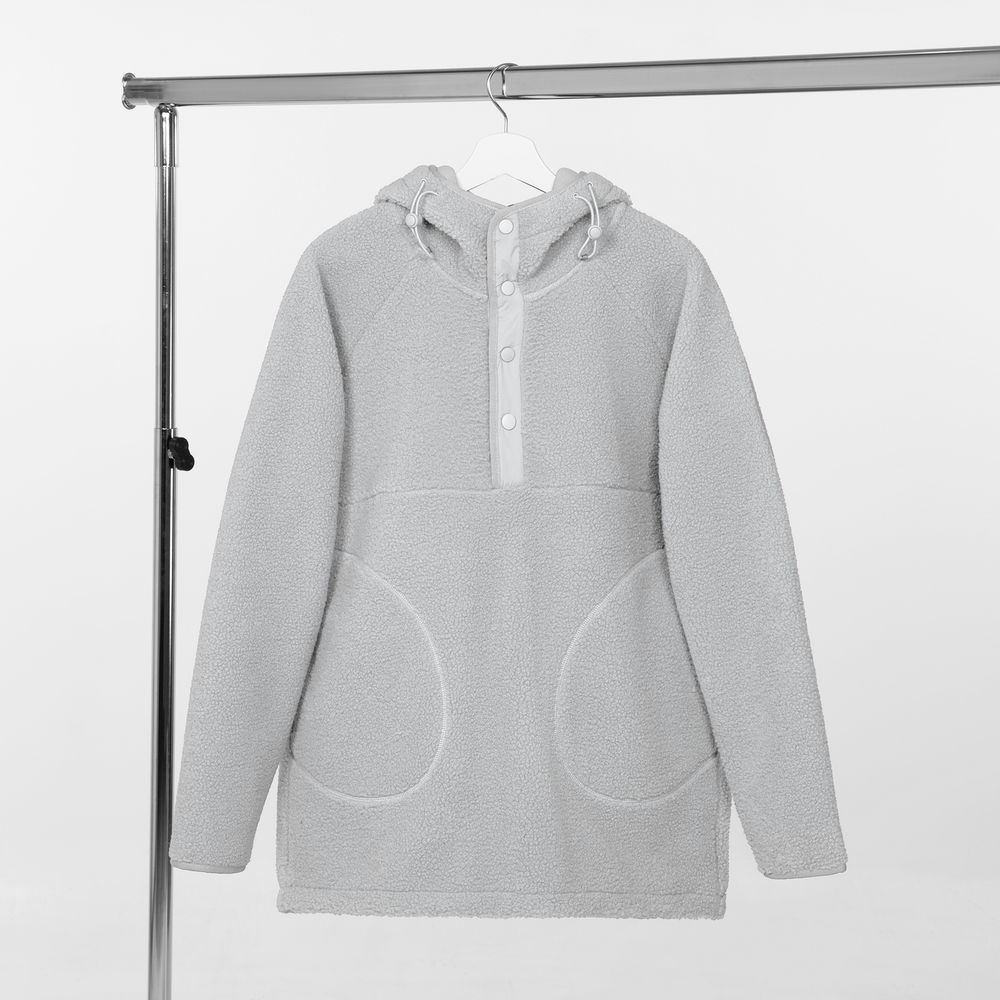 Анорак унисекс Oblako, светло-серый-1