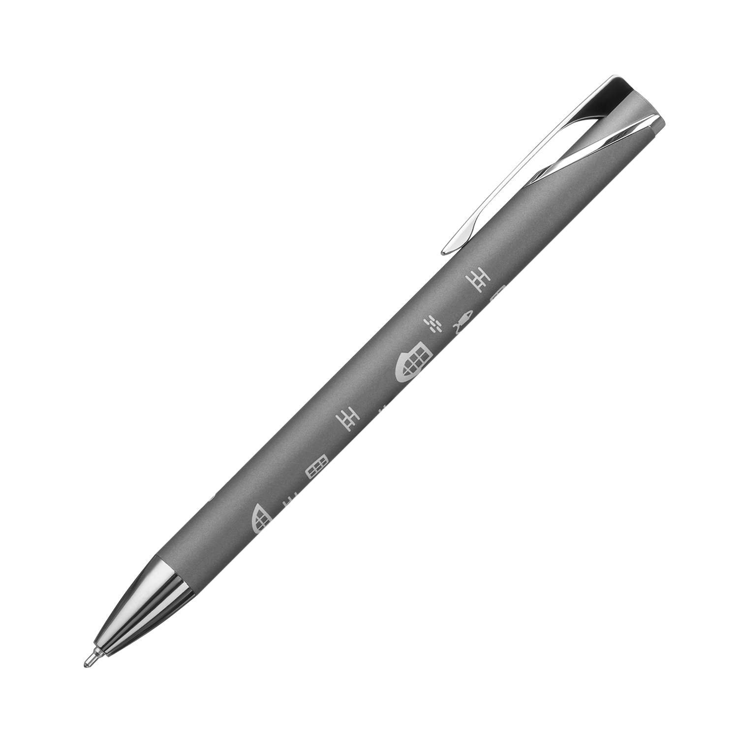 Шариковая ручка Легато (Legato), серая-5