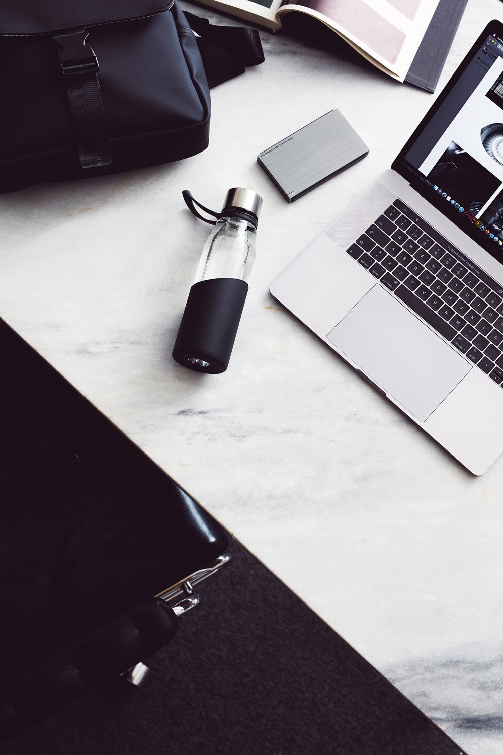 Бутылка для воды VINGA Lean из боросиликатного стекла, 550 мл-4