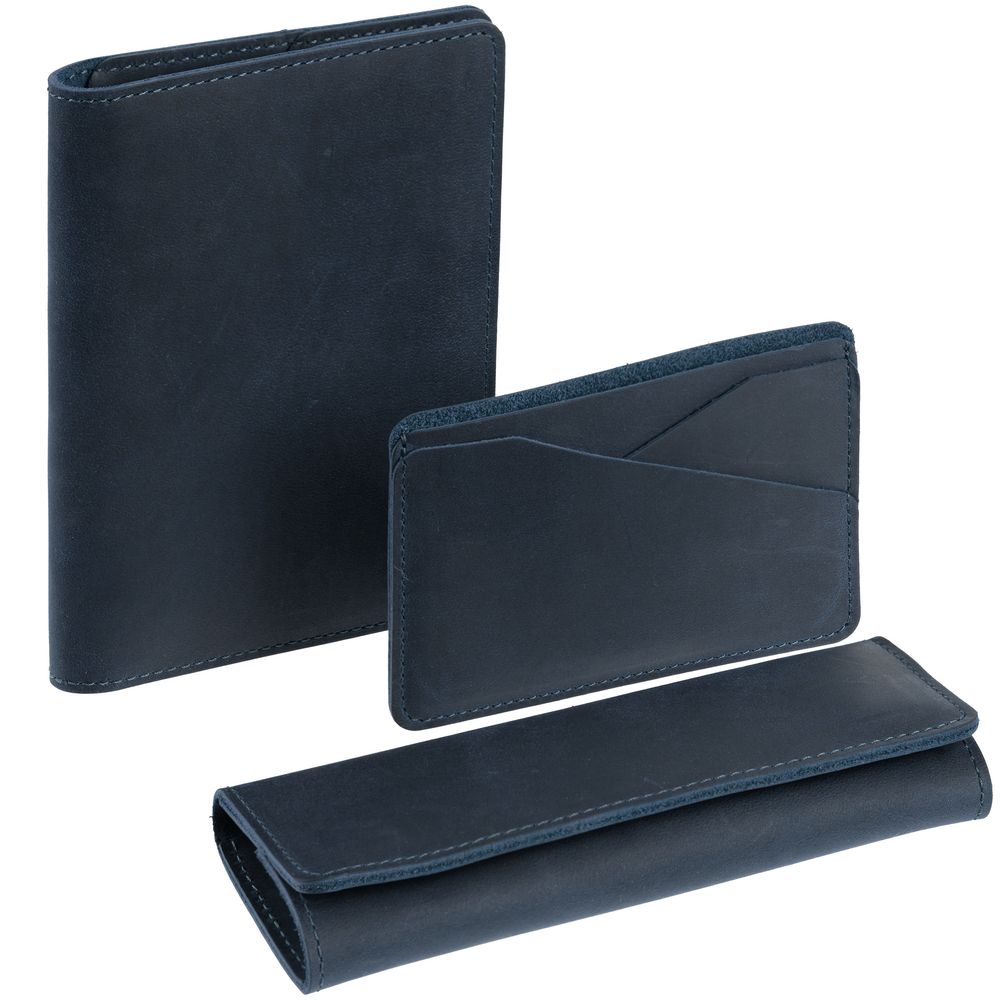 Обложка для паспорта inStream, синяя-3