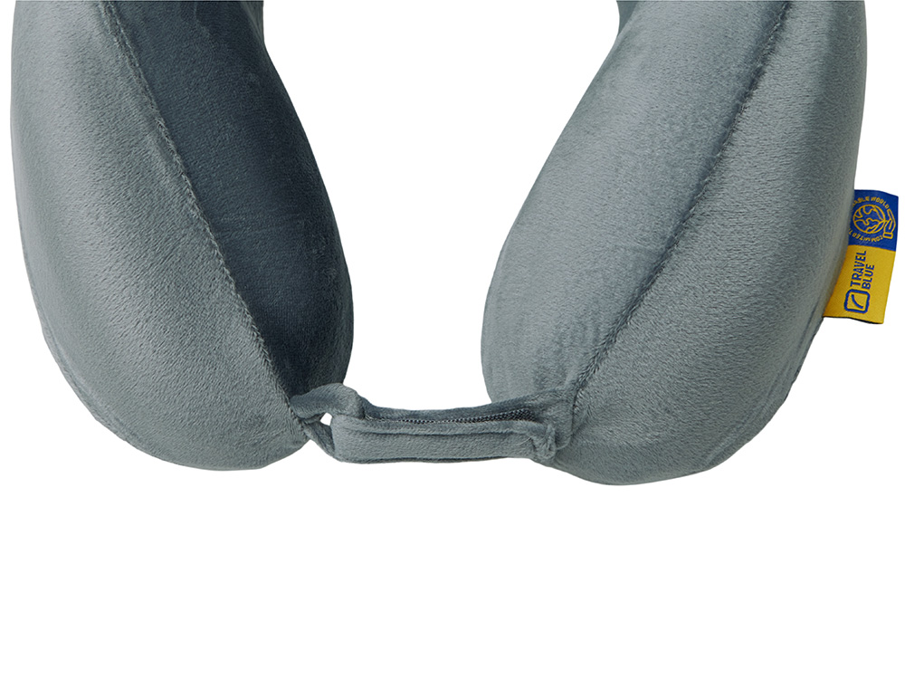 Подушка для путешествий с эффектом памяти Travel Blue Tranquility Pillow, увеличенная (212), цвет серый-2