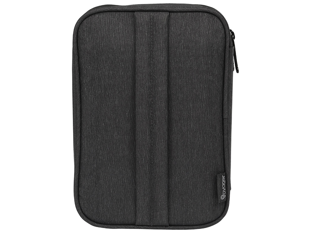 Органайзер для электроники District, темно-серый-7