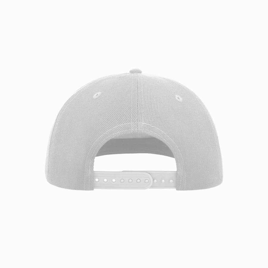 Бейсболка SNAP FIVE, 5 клиньев, пластиковая застежка, белый-5