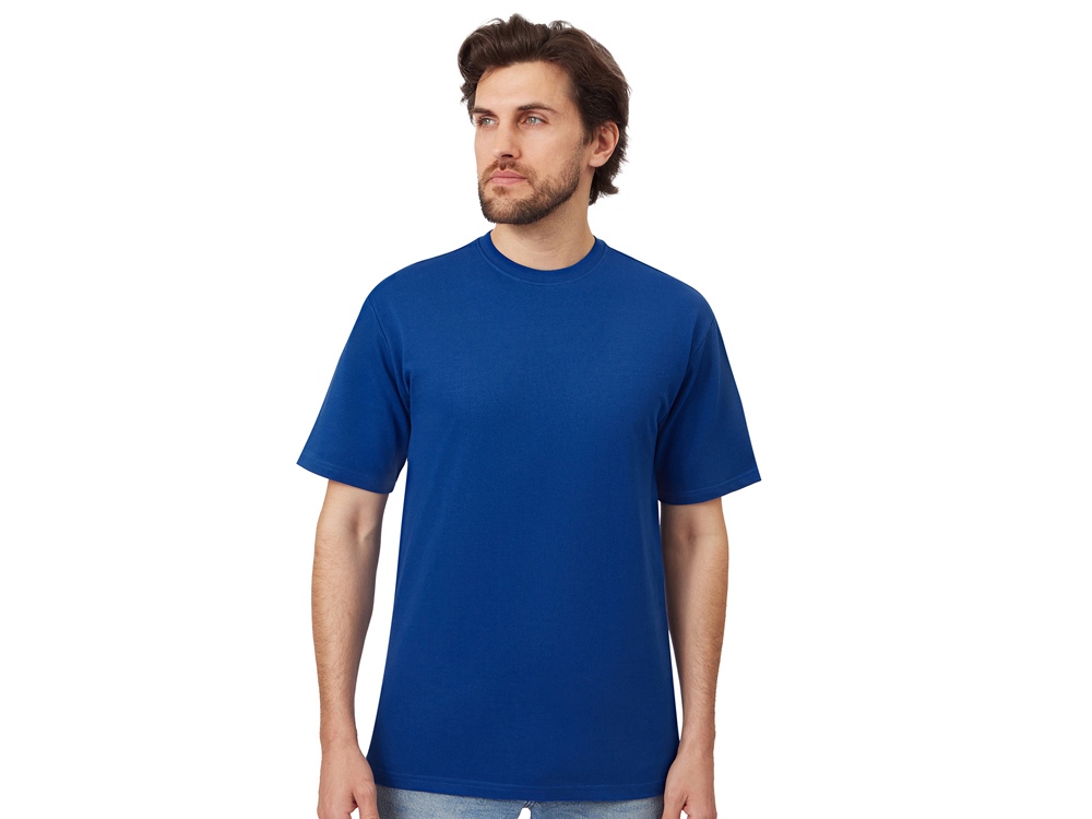 Футболка из френч терри Warsaw унисекс 220гр, кл. синий-1