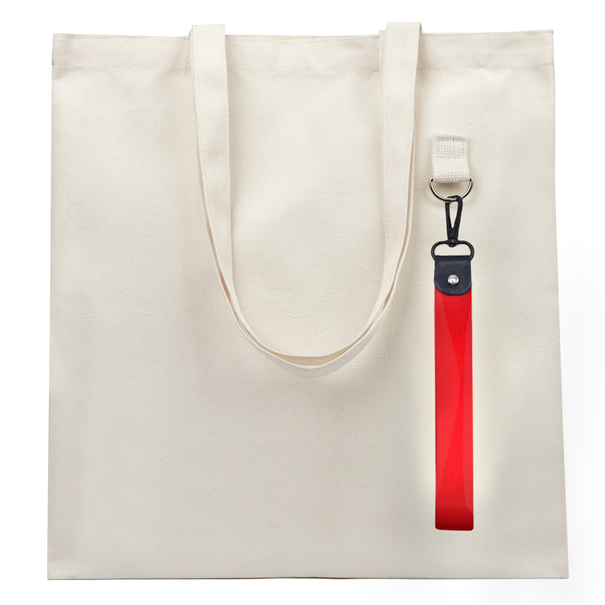 Сумка для покупок LUMISSA 325 г/м² с ремувкой, Бежевый/Красный-1