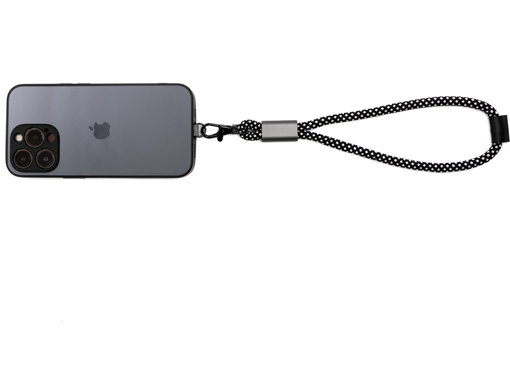Ремешок-держатель для телефона на запястье Lany Wristband Eco, серый-4