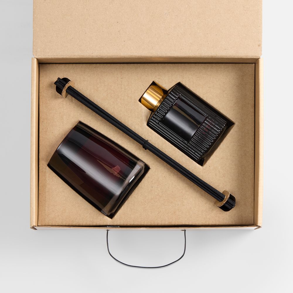 Набор Fragnola, грейпфрут и ветивер, бордовый-1