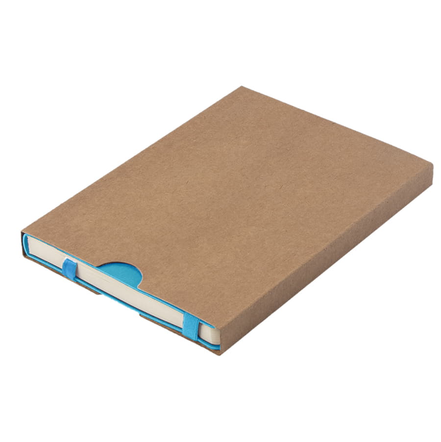 Ежедневник недатированный Boomer, А5,  лазурный, кремовый блок в линейку, без обреза, лазурный-7