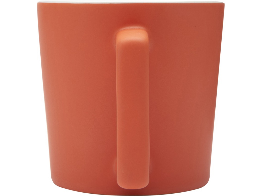 Cali Керамическая кружка объемом 370 мл с матовой отделкой - Оранжевый-2