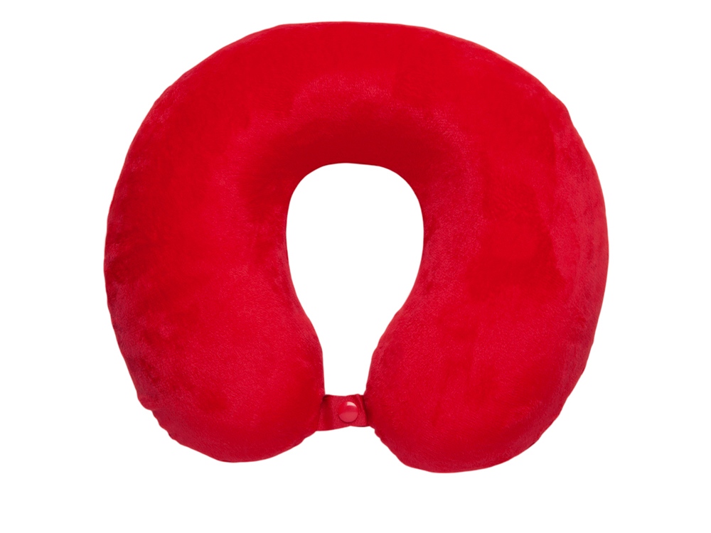 Подушка Basic из микрофибры с эффектом памяти U-shape, красный NEW-1