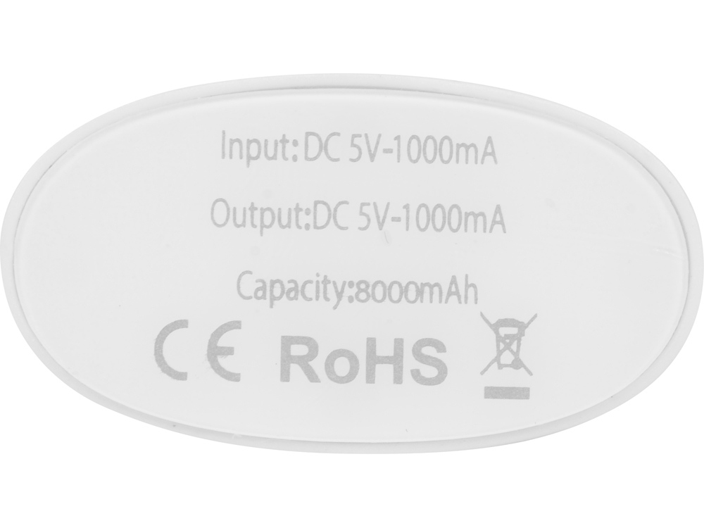 Портативное зарядное устройство Спайк, 8000 mAh, синий-5