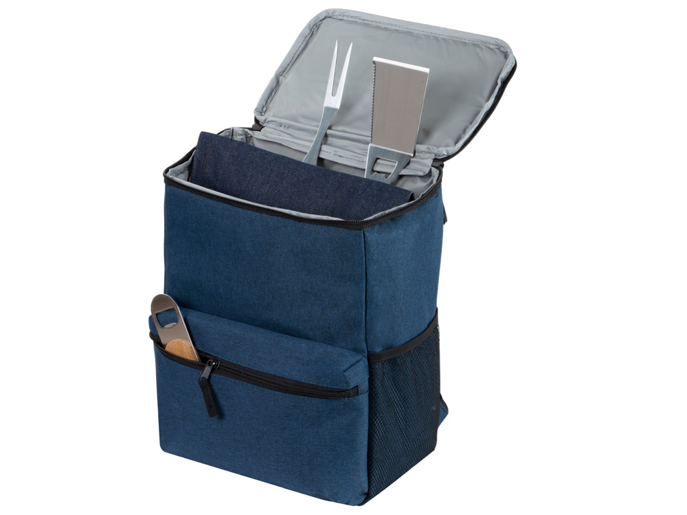 Подарочный набор для барбекю BBQ party, синий-2