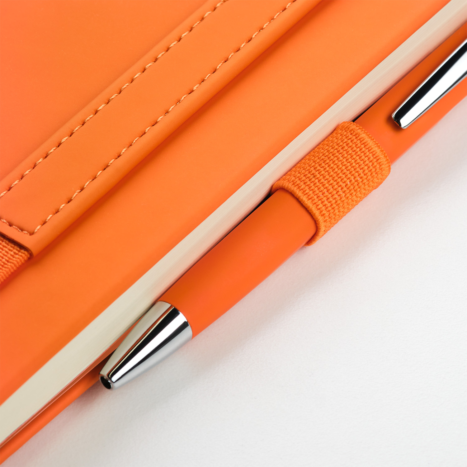 Ежедневник Альфа (Alpha) недатированный, оранжевый/оранжевый-12