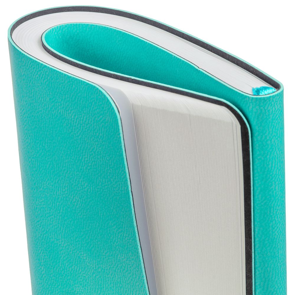 Блокнот Verso в клетку, бирюзовый-1