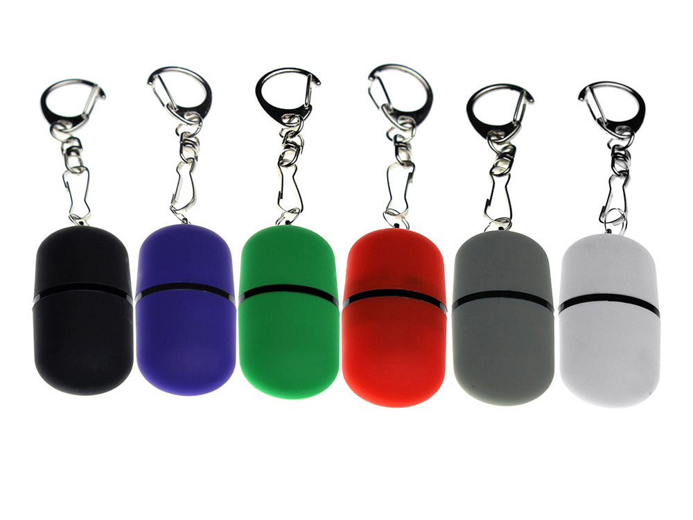 Флешка Goutte Soft-touch на 512 Мбайт, красный-3