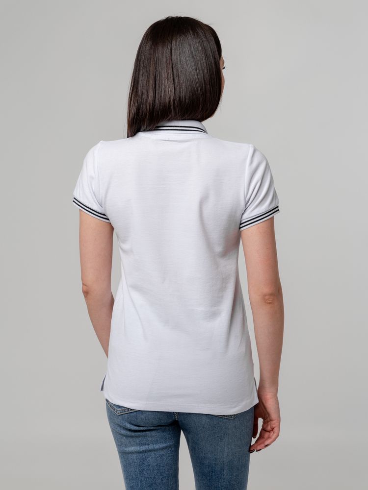 Рубашка поло женская Virma Stripes Lady, белая-6