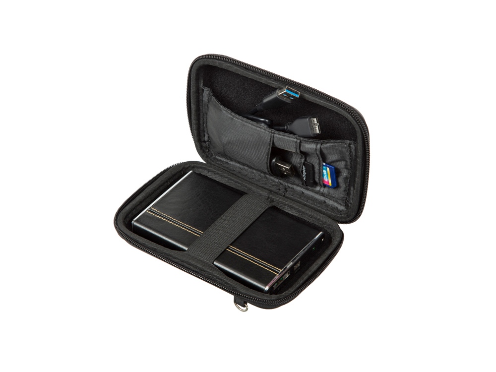 Чехол для жесткого диска из кожзама 9102, черный-5