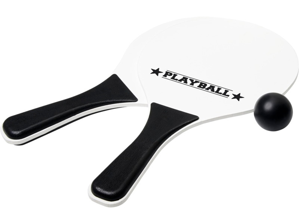 Набор для пляжных игр Bounce, черный-5