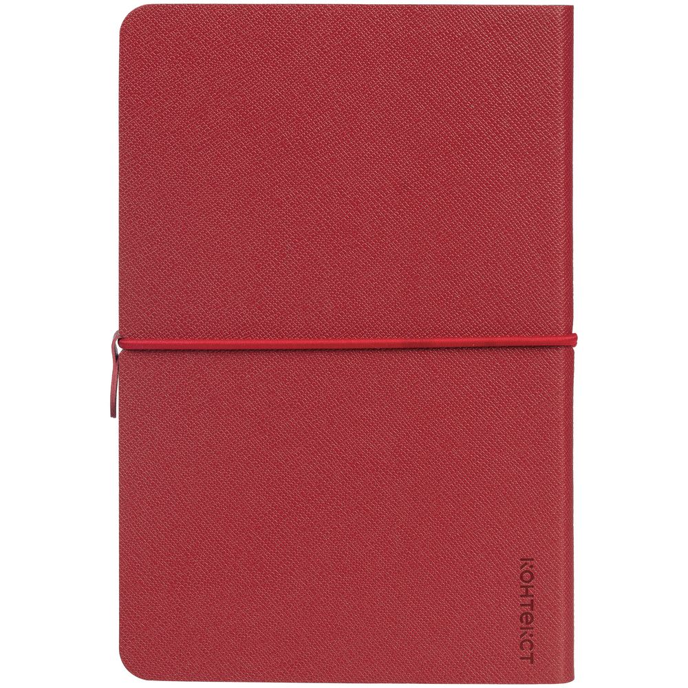 Блокнот Saffian Mini, красный-4