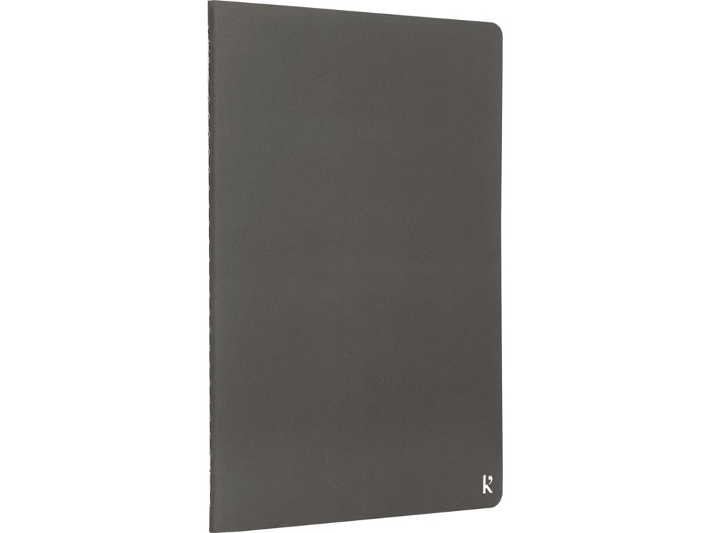 Комплект из двух блокнотов Karst формата A5 с листами из каменной бумаги, slate grey-0