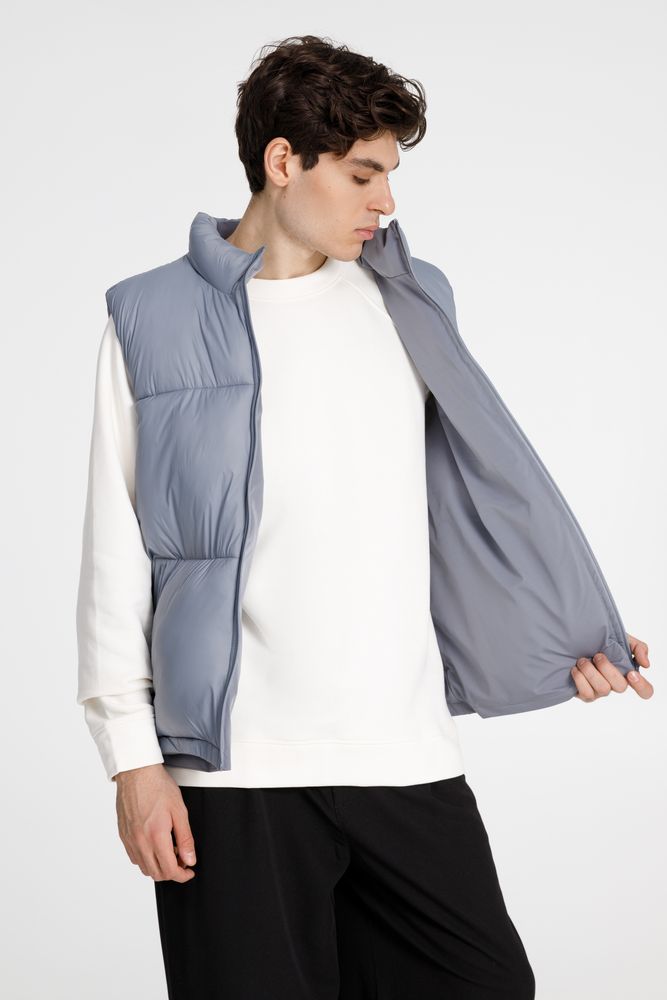 Жилет двусторонний V2, серый-2