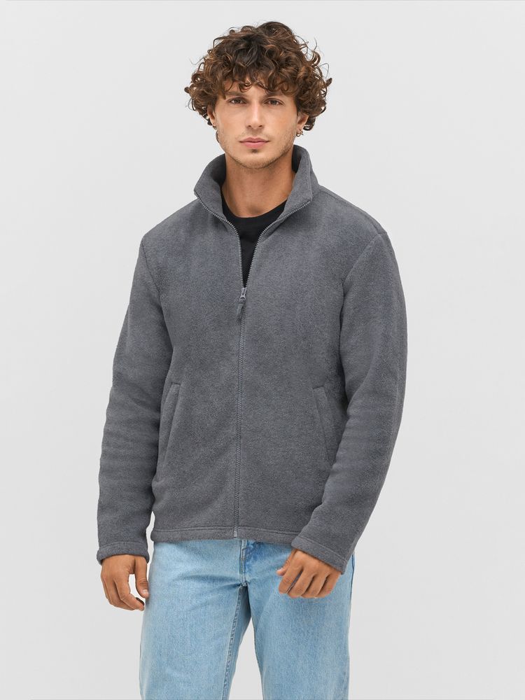 Куртка флисовая унисекс Nitro, темно-синяя-4