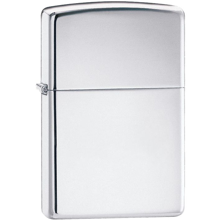 Зажигалка Zippo Classic High Polish, серебристая-1