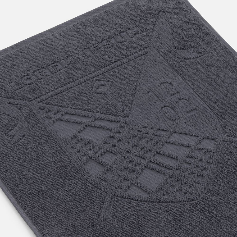 Полотенце на заказ Surpass с рельефным логотипом, среднее-0