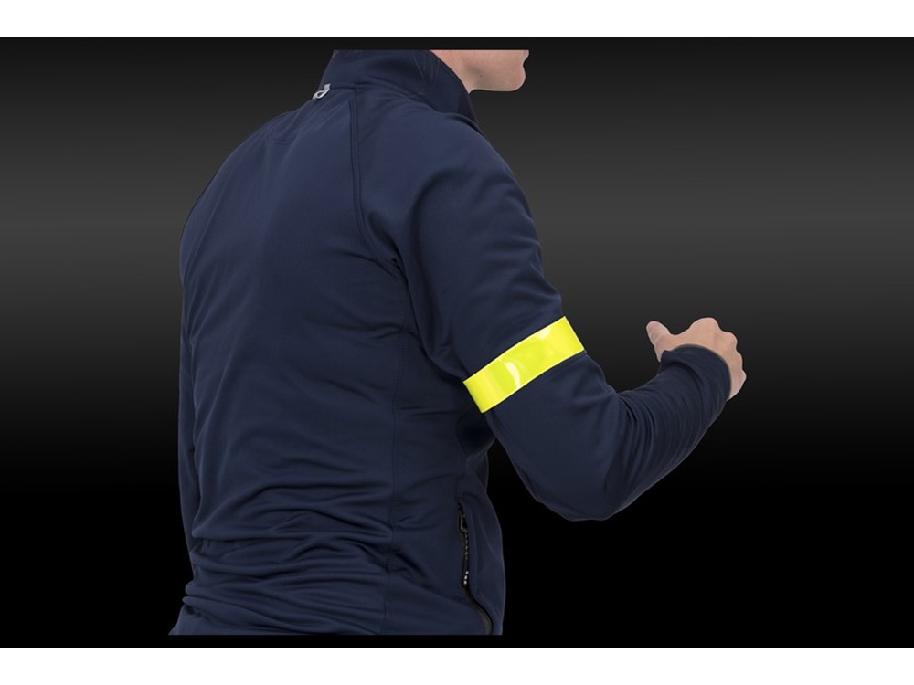 Светоотражающая защитная обертка Lynne, 34 см, неоново-желтый-3