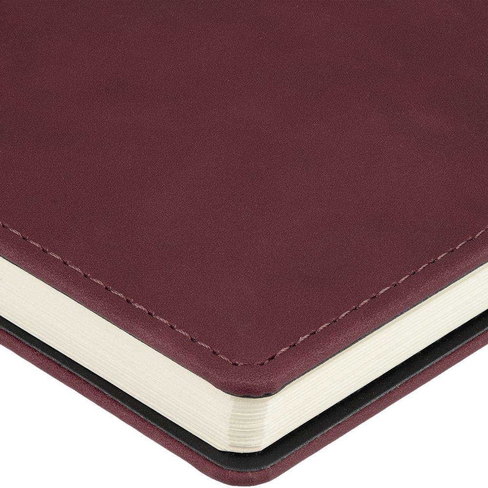 Ежедневник Spring Urban на заказ, недатированный, бордовый-4