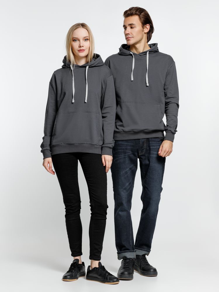 Толстовка с капюшоном Kirenga, темно-серая (графит)-7