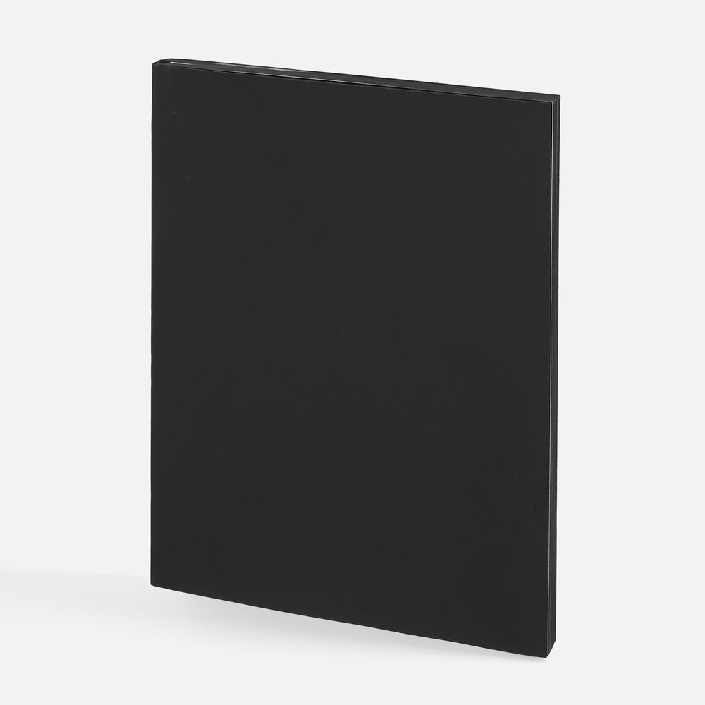 Ежедневник Flat Maxi, недатированный, черный-0