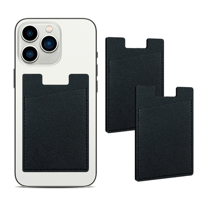 Держатель карт на телефоне SlimPocket, Черный-1