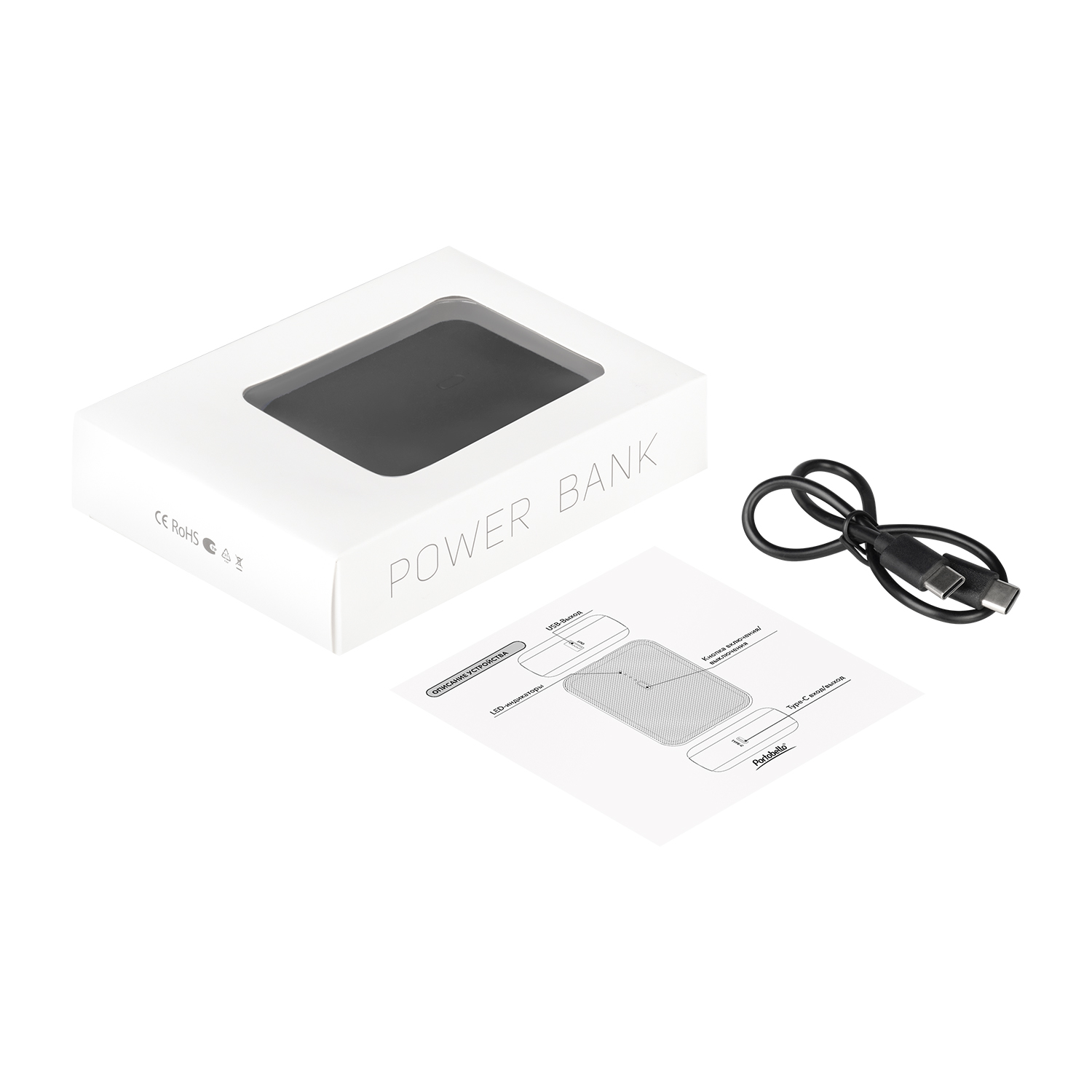 Внешний аккумулятор с функцией быстрой зарядки Formula 10000 mAh, черный-13