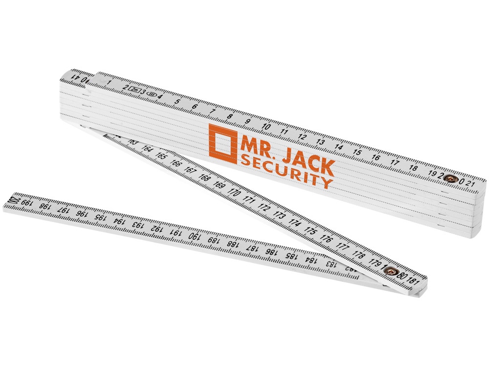 Складная линейка длиной 2м, белый-3