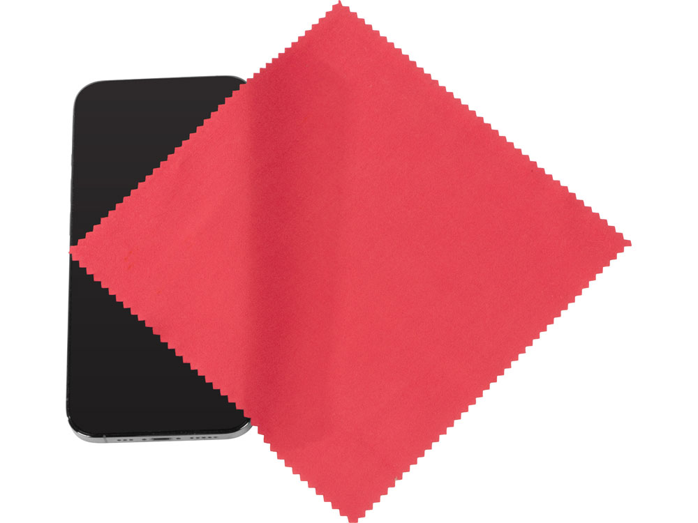 Салфетка из микроволокна, красный-1
