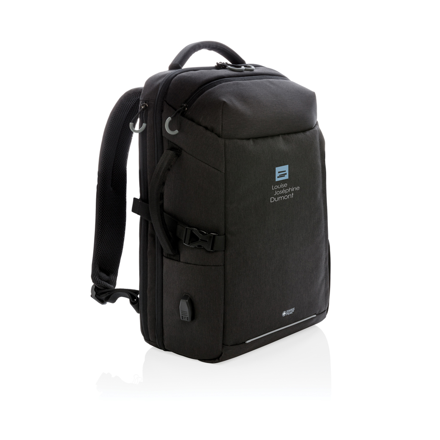 Рюкзак для путешествий Swiss Peak XXL из rPET AWARE™, 17’’-10