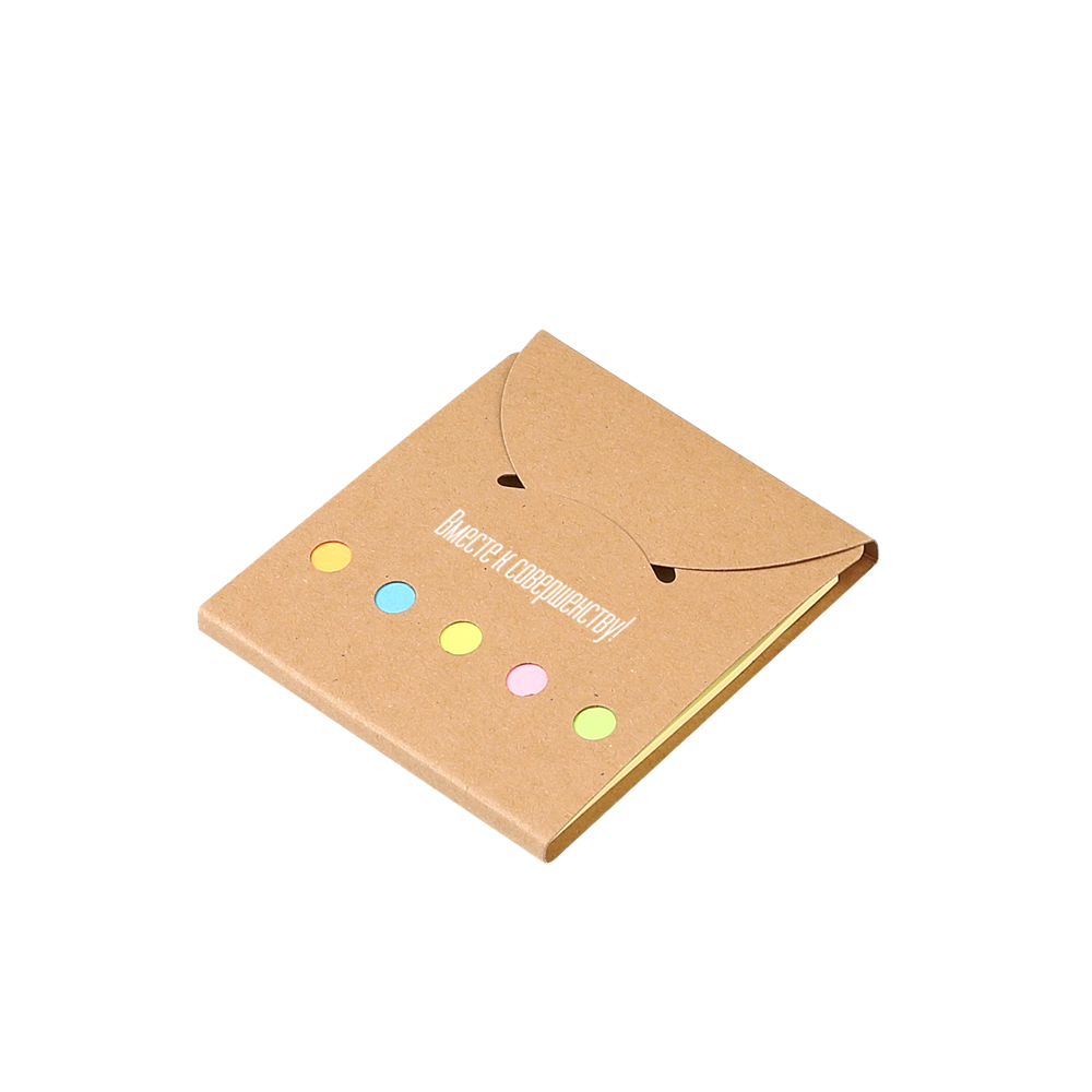 Набор цветных бумажных стикеров Smiler, Светло-коричневый-6