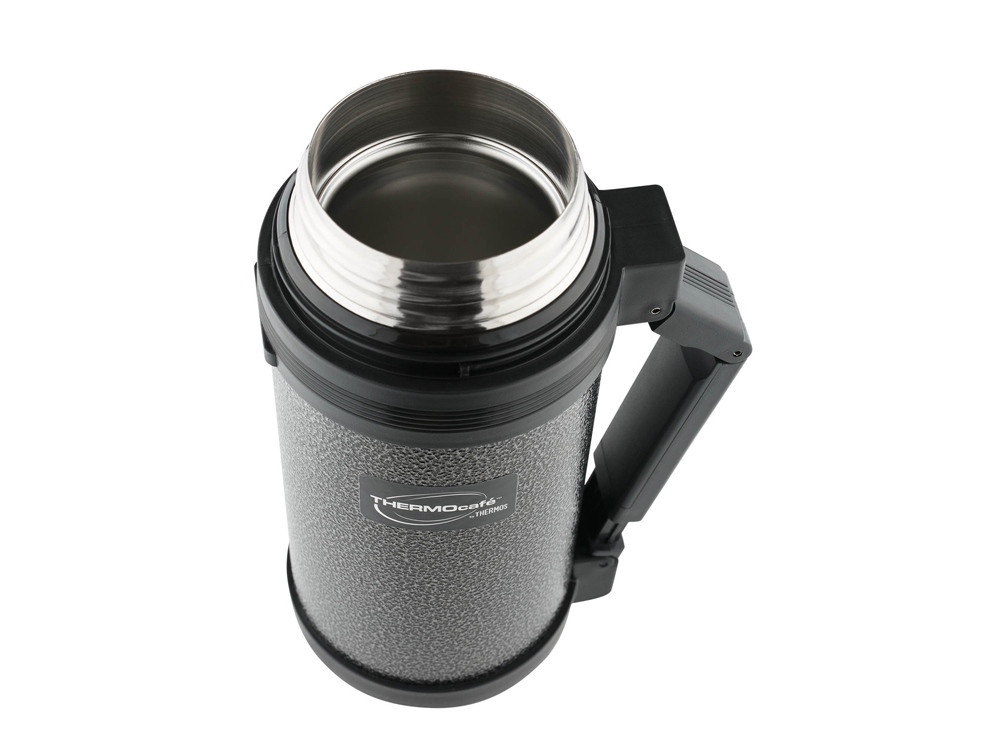 Термос из нерж. стали тм ThermoCafe HAMMP-1200-HT, 1.2L, серый-1