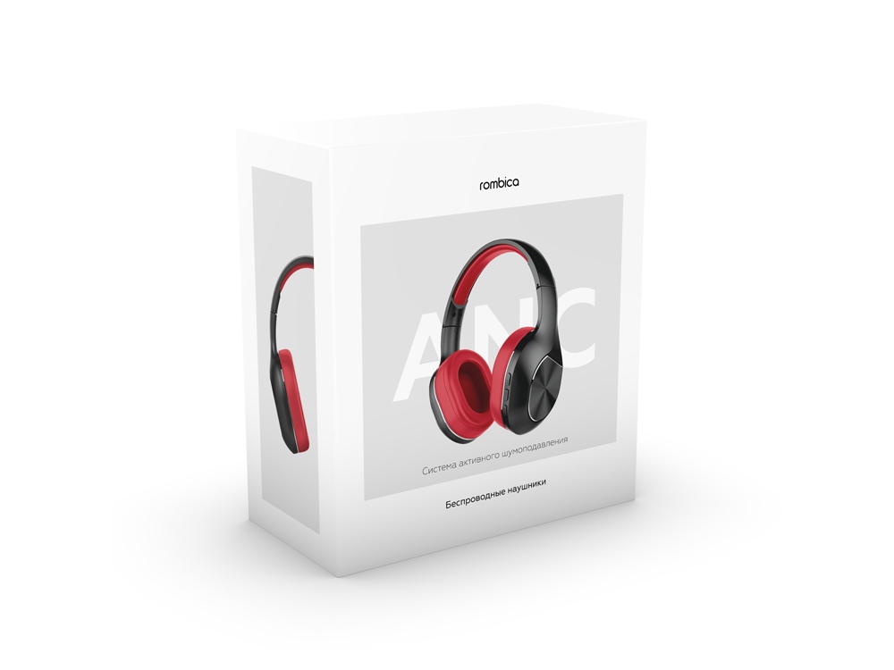Беспроводные наушники Rombica mySound BH-17 ANC Red-3