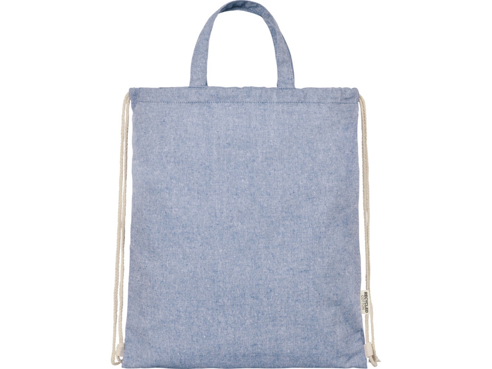 Pheebs 150 г/м² Aware™ рюкзак со шнурком из переработанных материалов - Синий-1